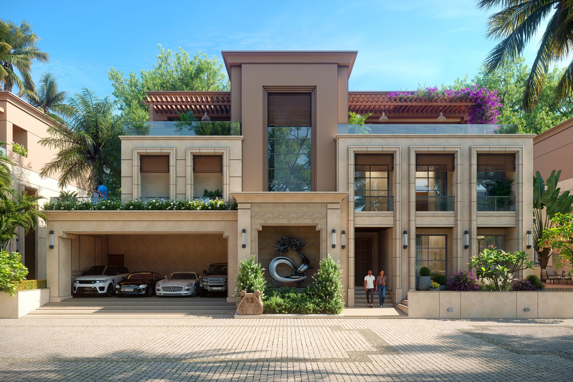 Biệt thự hiện đại ven hồ cho gia đình trẻ